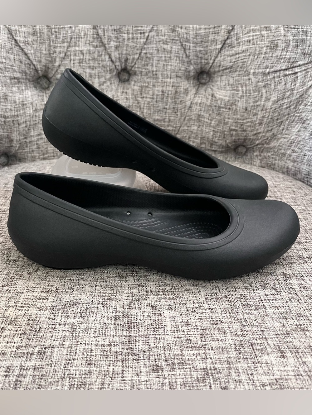 Crocs At Work Women's
Size 9 Shoes Black
Comfort Slip Resistant
Ballet Flats New